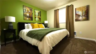 Bedroom 2 of 2 for Unit B, currently operates as STR. Furnishings NOT included.