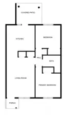Typical floorplan for the units.