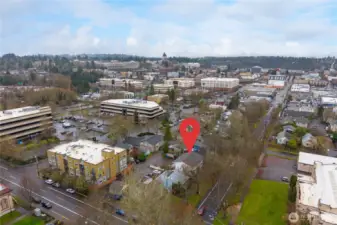 State Capitol campus in the background.