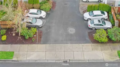 Nearby guests parking