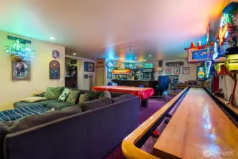 long board custom shuffle board