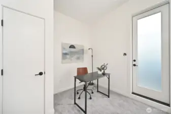 2nd top-floor bedroom could make a perfect home office.