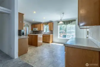 Kitchen from family room