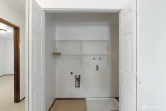 Laundry closet