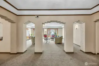 The main lobby filled with history in its walls.