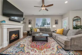 Natural light makes this a warm, bright space
