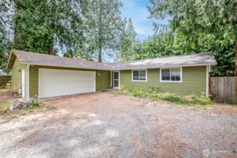 2 car garage enters you into the mudroom area.