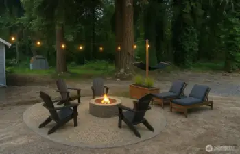Big lot where you can create special spaces for enjoyment