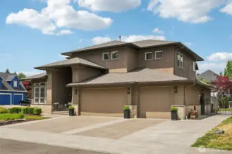 Architecturally styled Mediterranean home on a corner lot in Mt. Vista neighborhood