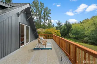 deck off primary bedroom