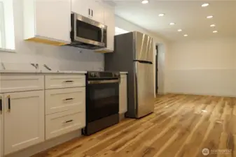 Lower Level - Kitchen and Living Room