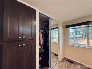 Large Closet with Built in Storage