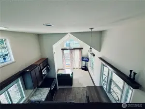 Overview from loft area