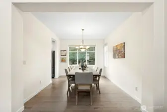Spacious, formal dining room