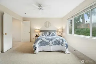 Primary BR with french door