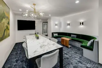 Dine or enjoy the media center