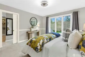 Junior en suite upstairs.