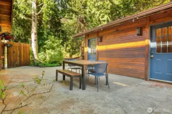 1438 Ann St NE - Courtyard Entry and Garage Exterior