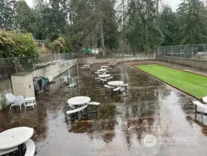 Picnic tables and more outdoor game space