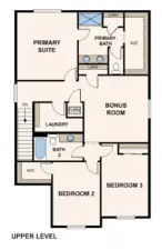 Disclaimer – 2nd Floor – Marketing rendering of floor plan, illustrative purposes only – may vary per location.