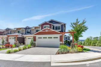 Best lot in the community.  In the back on a corner facing green space.