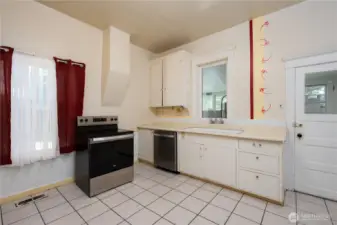 Another view of Unit A kitchen.