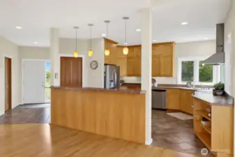 Another view of the kitchen