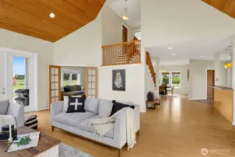 View of the front of the home from the great room