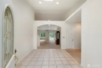 Spacious Entry, New Interior Paint