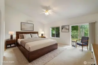 Large Primary Bedroom Virtually Staged