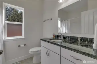 Bathroom on main floor
