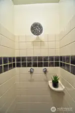 ...walk in shower!