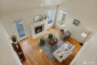 View from upstairs.