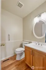 Main floor powder room