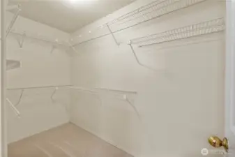 Large primary closet