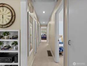 Hallway to bedrooms
