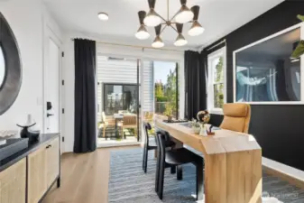 Picture of Guest Suite/Detached office is from Model Home.  For illustration purposes.  Colors and finishes may vary.