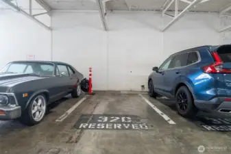 This is your covered parking spot