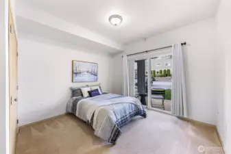 2nd bedroom off the patio.