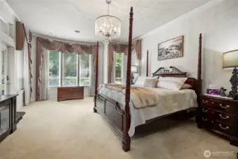 Main suite with access to covered patio