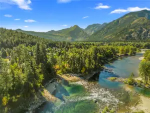 Stunning River and Mountain Views