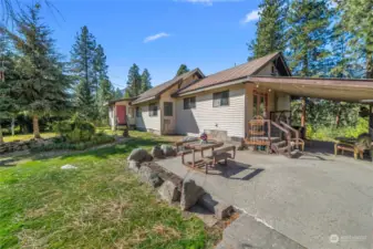 Original Home with covered breezeway