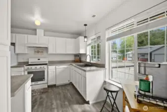 Space for a little Dining Nook or Coffee/Tea Hub