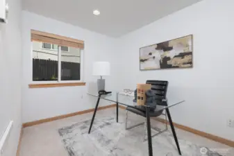 Lower floor guest bedroom
