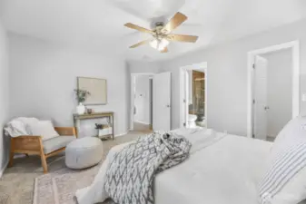 Ceiling fan to keep you cool!