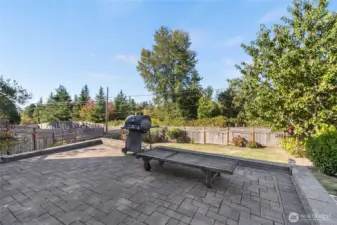 Step outside onto this patio with a view! Not a neighbor in site and the western exposure offers only natural beauty, soaring eagles and wonderful sunsets.  This kind of privacy is nearly impossible to find with homes built any time around 2007.