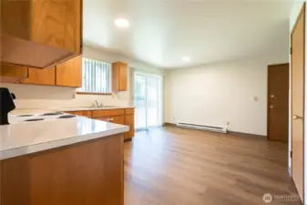 ~ Unit 705:  Kitchen w/New Flooring * Range/Oven and Refrigerator ~ All Appliances Convey