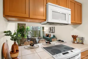 pass through to breakfast bar