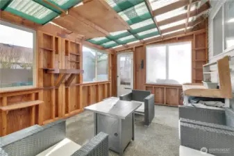 Covered Patio for year round use