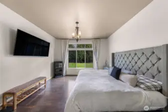 Primary bedroom is on main floor